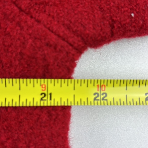 baya red wool embroidered cardigan jacket - Picture 7 of 10